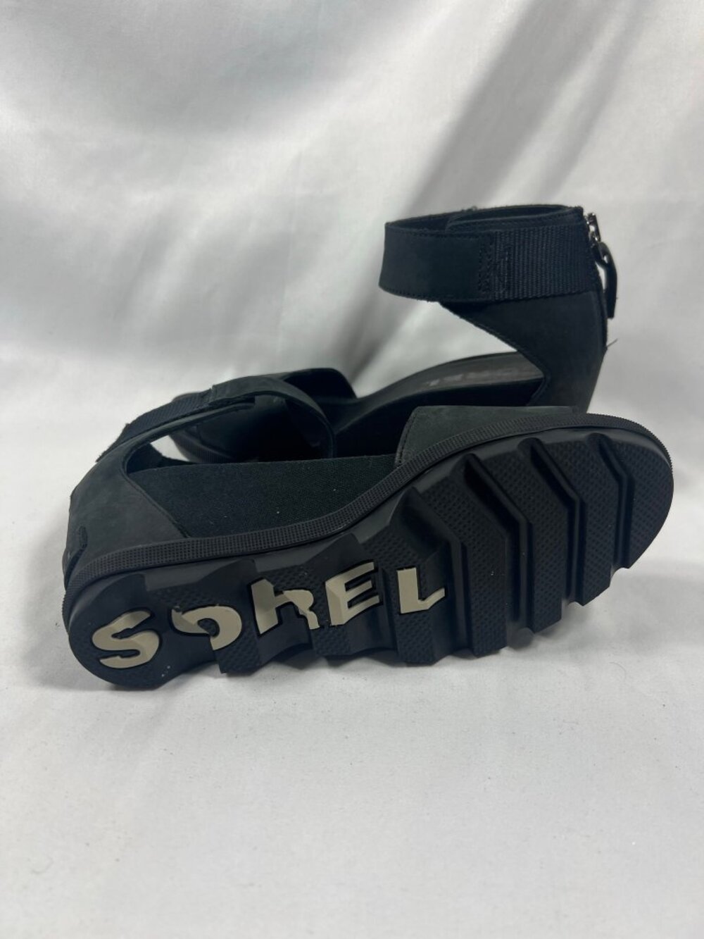 Sorel Sandals Womens 7 Joanie ii Wedge Heels Leather Strappy Open Toe Summer - Picture 8 of 8